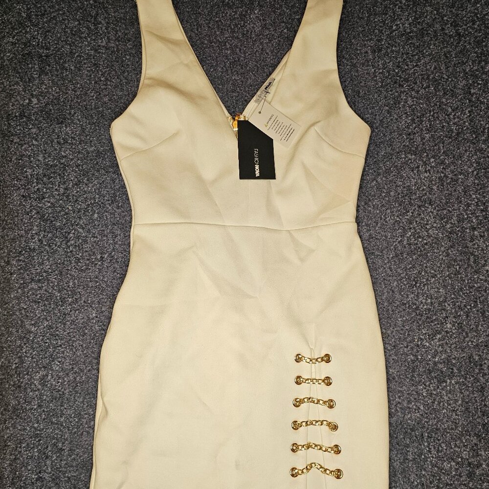 Fashion nova white dress